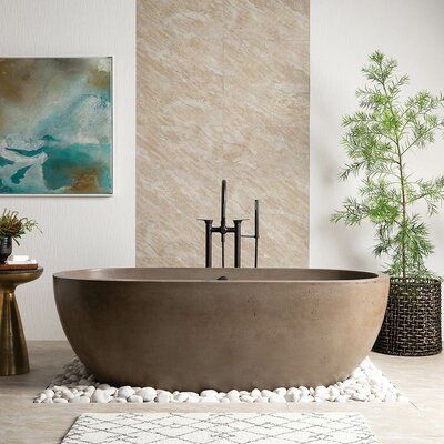 Native Trails Avalon Freestanding Soaking Bathtub | Perigold